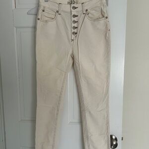 Free People straight leg corduroy pants